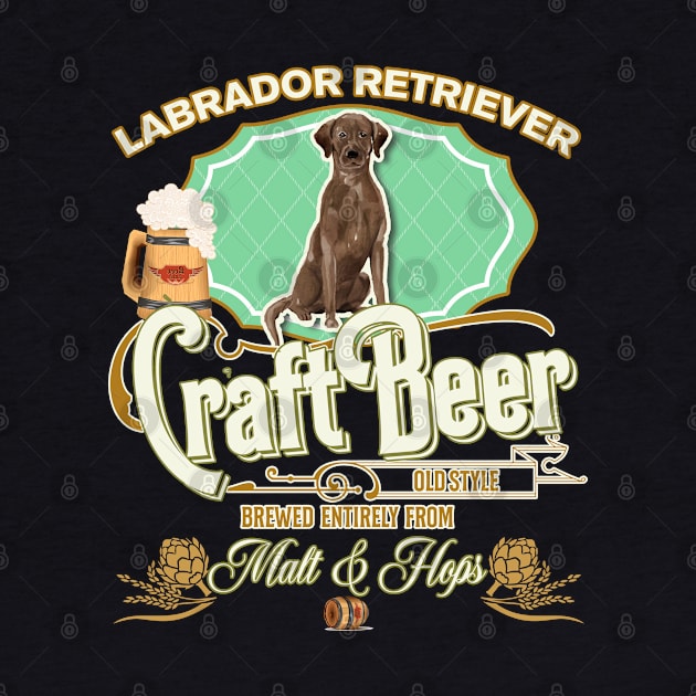 Labrador Retriever Gifts - Beer Dog lover by StudioElla